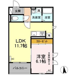 (仮)D-room錦町二丁目の物件間取画像